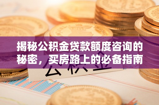 利津揭秘公积金贷款额度咨询的秘密，买房路上的必备指南